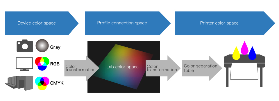 The basic color management workflow