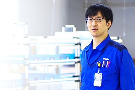先輩社員の声(産業用印刷機生産管理部門)