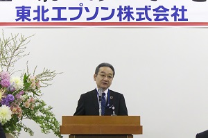 2020年度入社式　外山社長挨