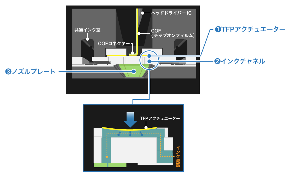 マイクロTFPプリントチップ